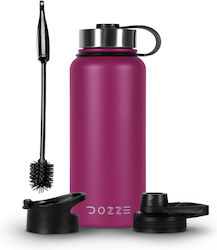 Dozze Μπουκάλι Θερμός Ανοξείδωτο BPA Free Ροζ