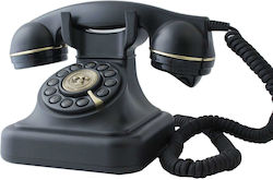 Telefon fix Retro Negru