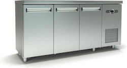 ID Italian Frigider Inoxidabil de Banc cu Sertar și Unitate de Răcire L180xl70xH87cm