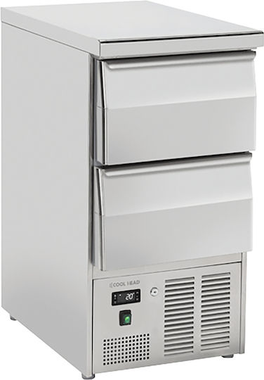 Cool Head Frigider Inoxidabil de Banc 101lt cu Sertar și Unitate de Răcire L45xl70xH87.8cm
