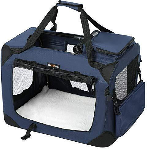 Feandrea Geantă pentru transport câine Blue M70xL52xA52cm.