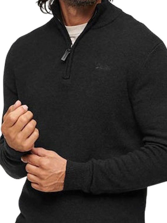 Superdry Herren Langarm-Pullover BLACK