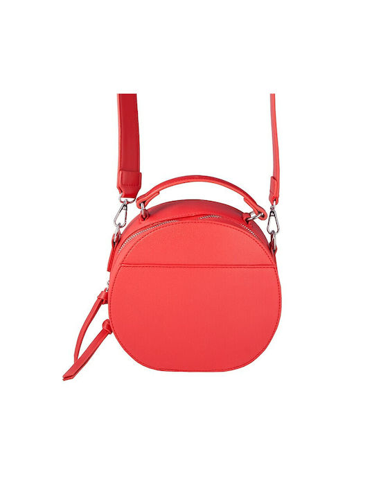 V-store Din piele Geantă de damă Crossbody Roșie