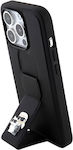 Karl Lagerfeld Saffiano Back Cover Black (iPhone 15 Pro Max)