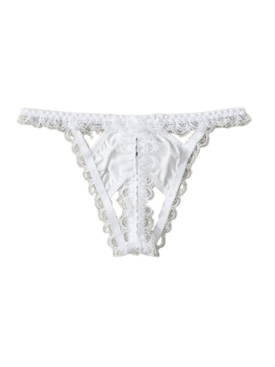 Tres Chic Women's String White