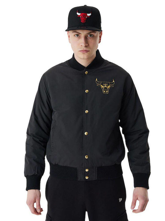Nba Winter Jacke Bomber Black