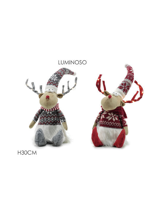 ArteLibre Illuminated Plush Reindeer
