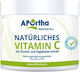 Aportha Vitamin C Powder Βιταμίνη για Ενίσχυση του Ανοσοποιητικού, τo Δέρμα & Αντιοξειδωτική δράση 620mg Natural 250gr