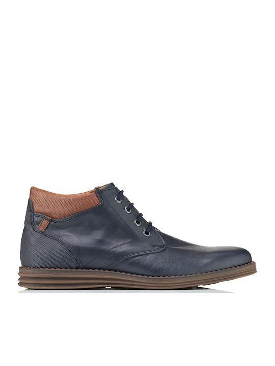 Antonio Shoes Piele Albastru Ghete barbati