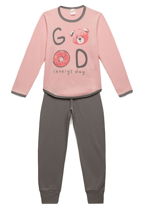 Minerva Kids' Pajamas Winter Pink Little