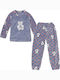 Ustyle Pijama pentru copii De iarnă Fleece Blue
