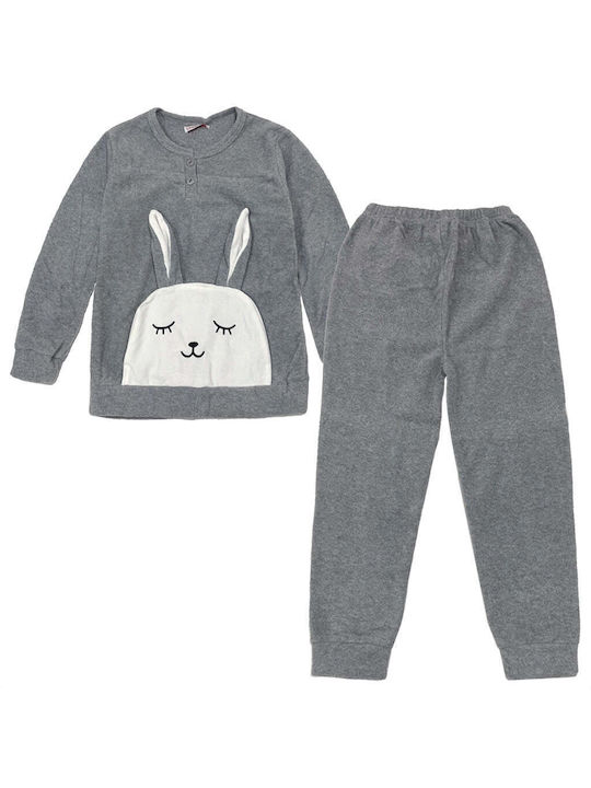 Ustyle Pijama pentru copii De iarnă Fleece grey