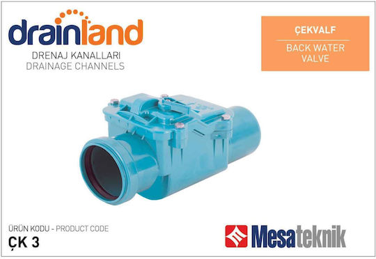 Mesateknik Βαλβίδα Αντεπιστροφής 60-0125 Ανόδιο Προστασίας / Stopcor