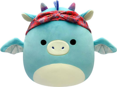 Jazwares Λούτρινο Squishmallows Tatiana the Teal Dragon with Bandana για 3+ Ετών 19 εκ.