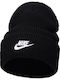 Peak Futura Beanie Unisex Beanie Knitted in Black color