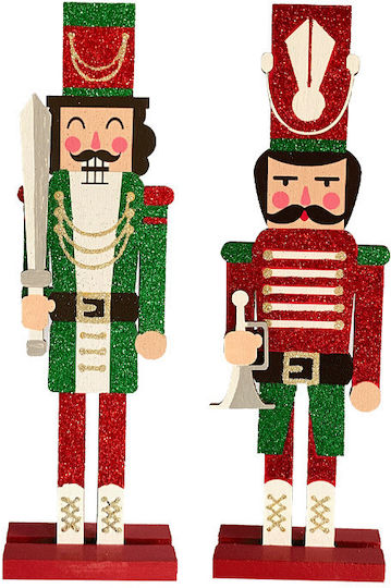 +Efo Nutcracker de Crăciun Lemn Înălțime 29cm. (desene și modele diverse)