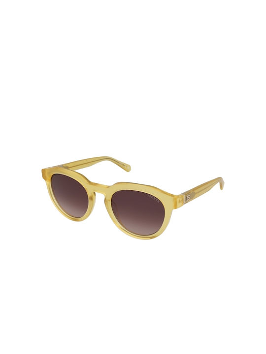 Guess Women's Sunglasses with Yellow Plastic Fr...
