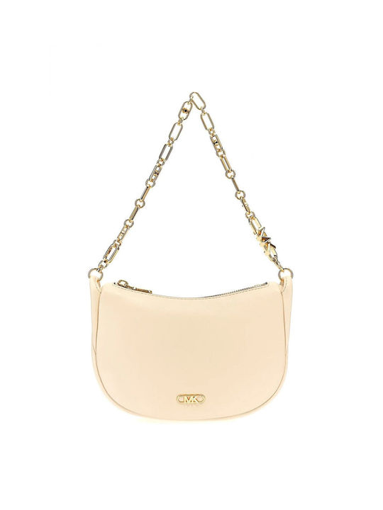 Michael Kors Leather Women's Bag Shoulder Light Cream