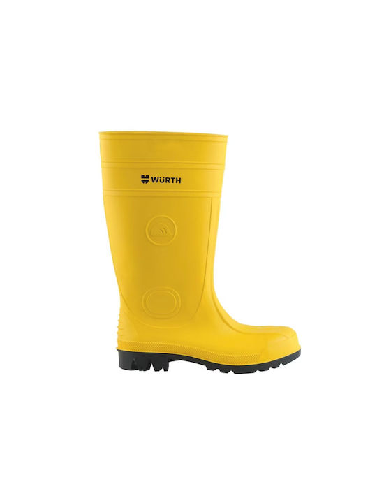 Work Wellies Yellow