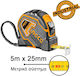 Ingco Profi Tape Measure with Auto-Rewind 25mm ...