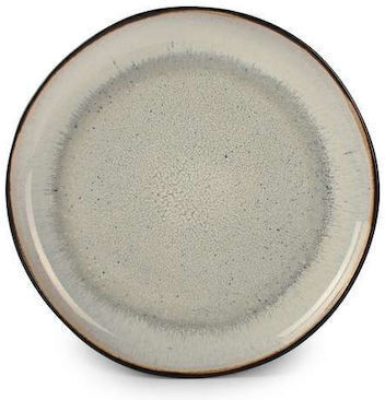 Salt & Pepper Lunar Lunar Plate Shallow Ceramic White with Diameter 22cm