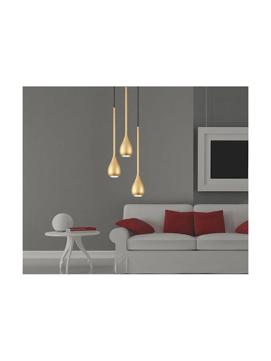 Luma Висящо Осветително Тяло Черен 30x8x55см.