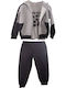 Set pentru copii cu pantaloni Iarnă 3buc Gray