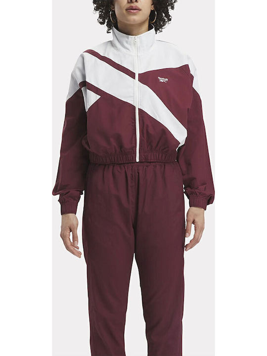 Classics Franchise Γυναικείο Αθλητικό Μπουφάν Classic Maroon