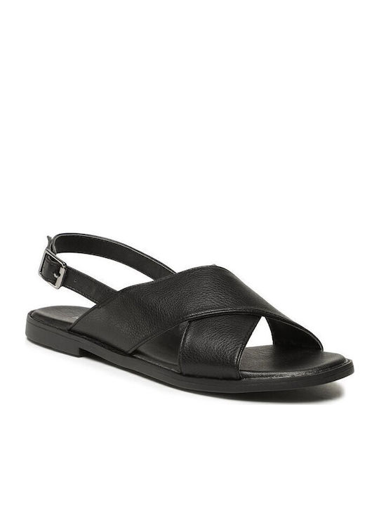 Jenny Fairy Flache Sandalen für Damen in Schwar...
