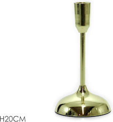 ArteLibre Christmas Gold Candlestick