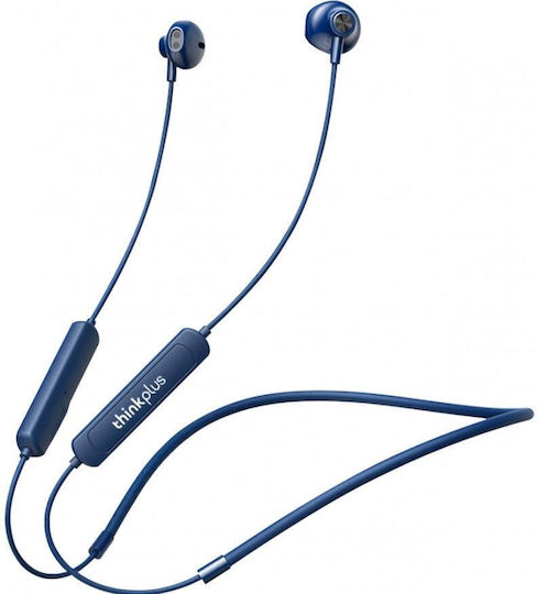 Lenovo Sh1 In-ear Bluetooth Handsfree Ακουστικά με Θήκη Φόρτισης Μπλε