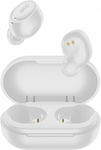 QCY Arcbuds Lite T27 Bluetooth Handsfree Headphone Sweat Resistant and Charging Case White