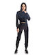 Jogginghose Jogger Samt Black