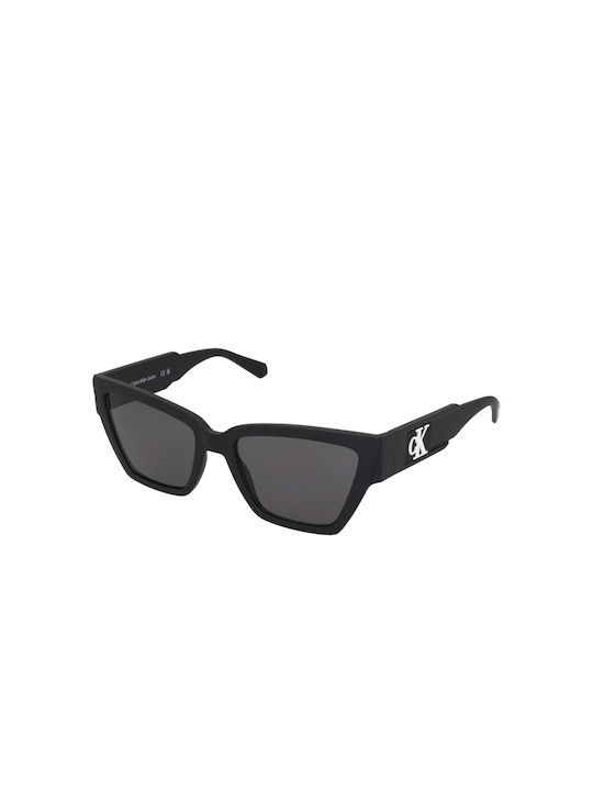 Calvin Klein Γυναικεία Γυαλιά Ηλίου με Μαύρο Κοκκάλινο Σκελετό και Μαύρο Φακό CKJ23624S 002