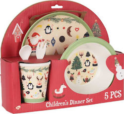 JK Home Decoration Jk Set Christmas Plates 5pcs