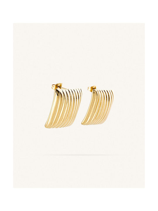 StanStefan Earrings made of Steel Gold Plated