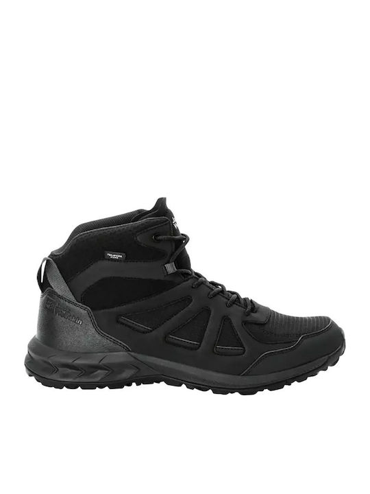 Jack Wolfskin Woodland 2 Încălțăminte De Drumeție Pentru Bărbați Neagră Jack Wolfskin Woodland 2 Încălțăminte De Drumeție Pentru Bărbați Neagră