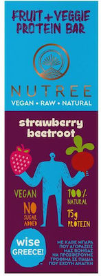 Nutree Bar with 15gr Protein & Flavor Strawberry Beet 40gr