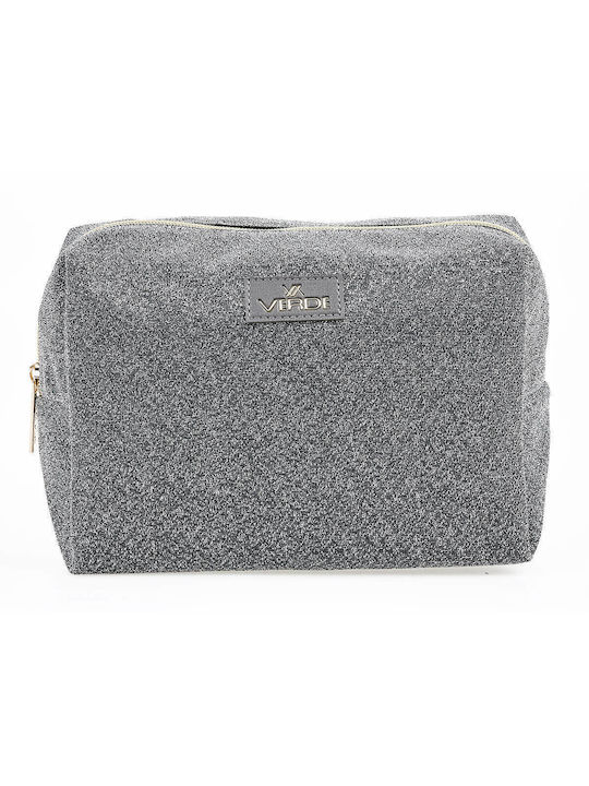 Verde Damen Necessaire in Silber Farbe