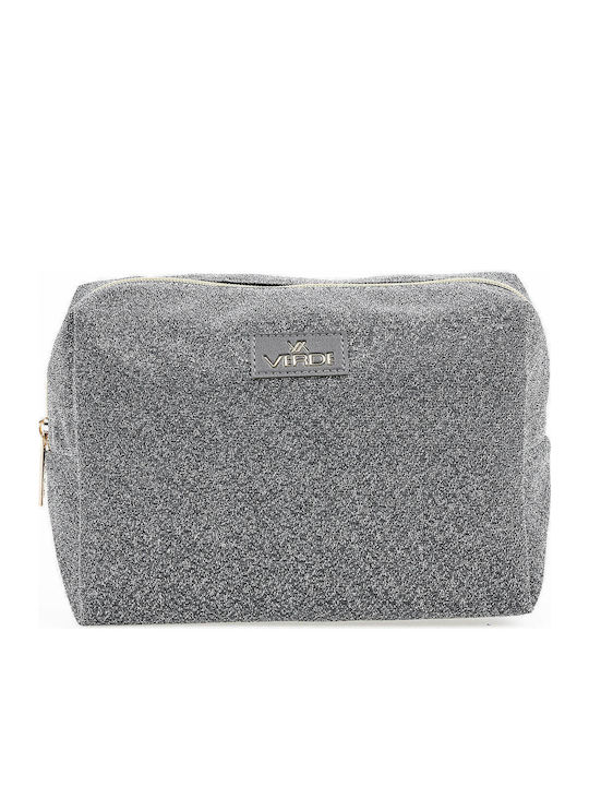 Verde Toiletry Bag in Silver color 17.5cm