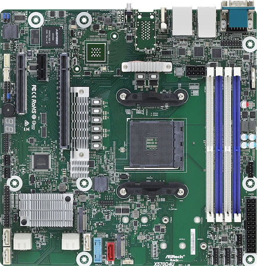 ASRock X570D4U Mainboard Micro ATX mit AMD AM4 Sockel