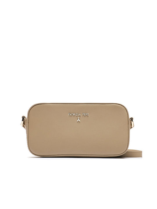 Patrizia Pepe Damen Tasche Crossbody Beige