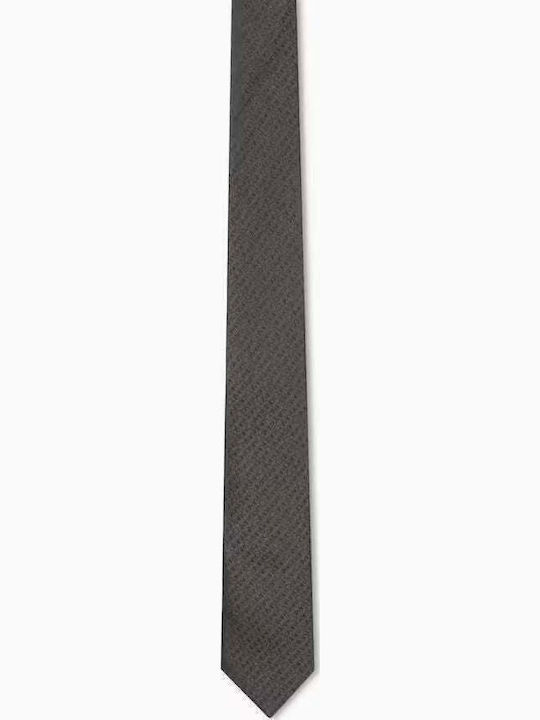 Calvin Klein Men's Tie Silk Printed in Black Color