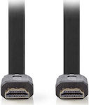 Hd 1080 Flat Cable HDMI male - HDMI male 2m Black