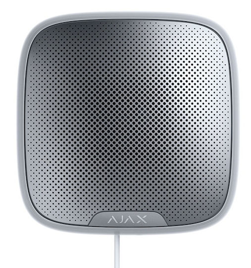 Ajax Systems Street Σειρήνα Συναγερμού Εξωτερικού Χώρου 113dB με Λευκό Φως