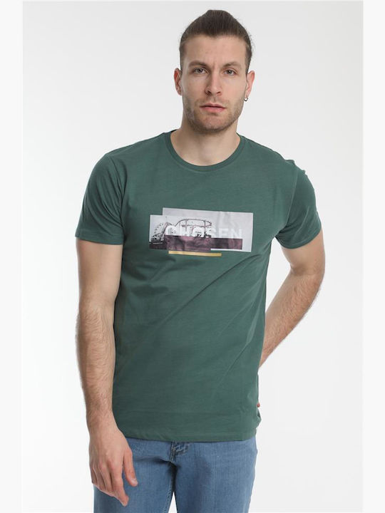 Rebase T-shirt Bărbătesc cu Mânecă Scurtă Green