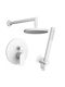 Armando Vicario Slim Built-in Mixer & Shower Head Set for Shower White