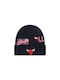 New Era Beanie Chicago Bulls Παιδικό Σκουφάκι Πλεκτό Μαύρο