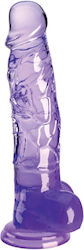 Pipedream Balls Realistisches Dildo mit Hoden und Saugnapf Lila 16.5cm