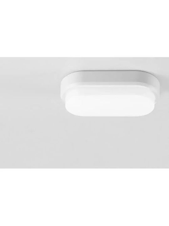 Universe Επιτοίχια Χελώνα Εξωτερική LED IP65 12W με Θερμό Λευκό Φως 20x10x5.5εκ.